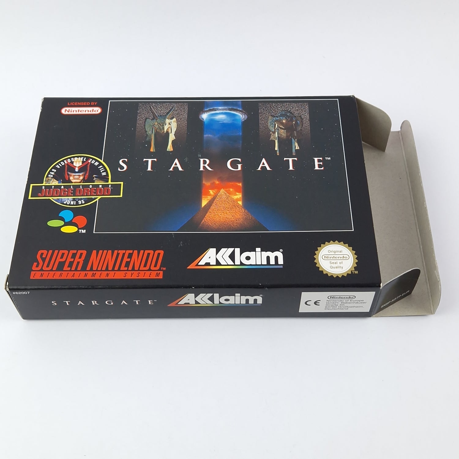 Super Nintendo Spiel : Stargate - OVP Anleitung Modul | SNES PAL EUR