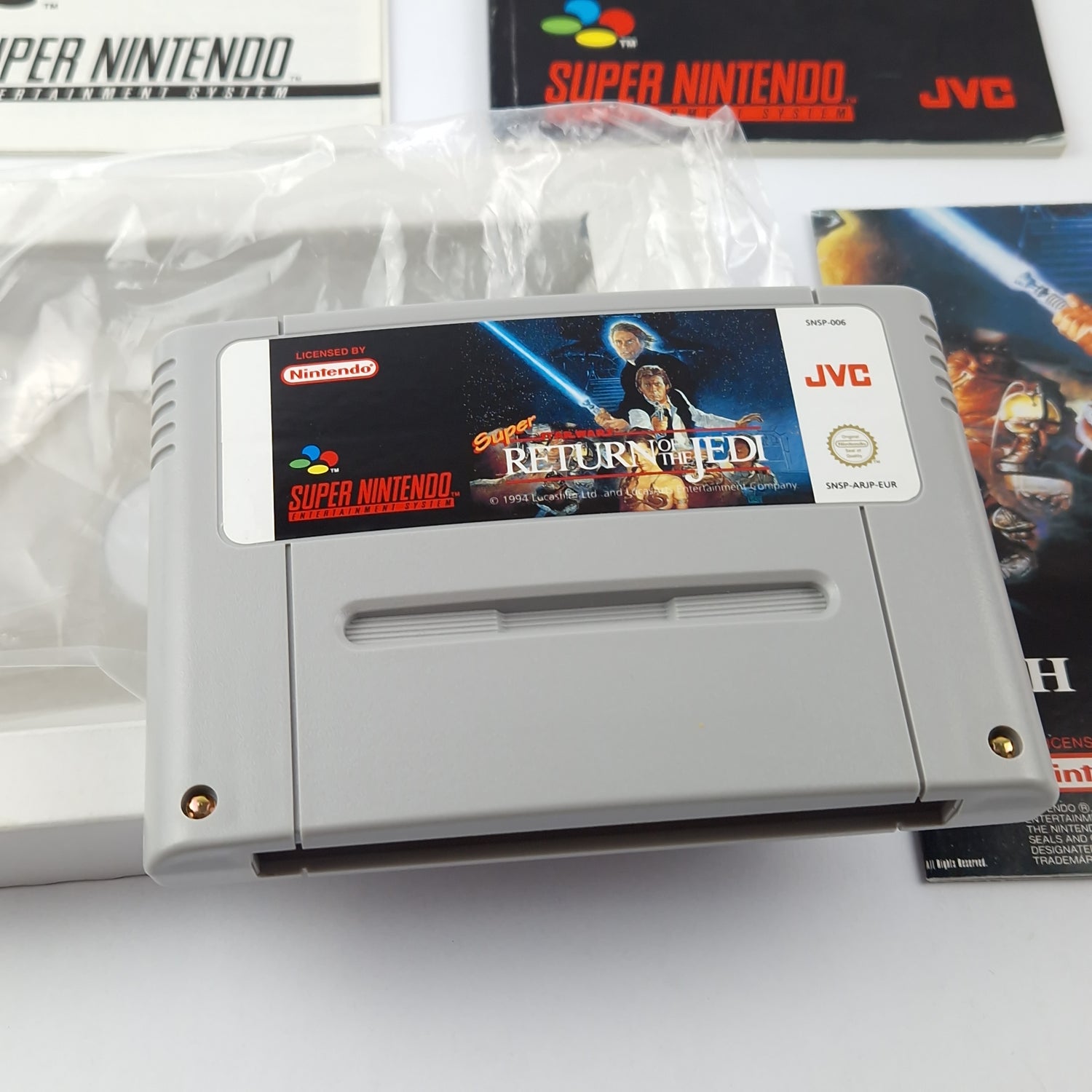 Super Nintendo Spiel : Super Star Wars Return of the Jedi - OVP SNES PAL