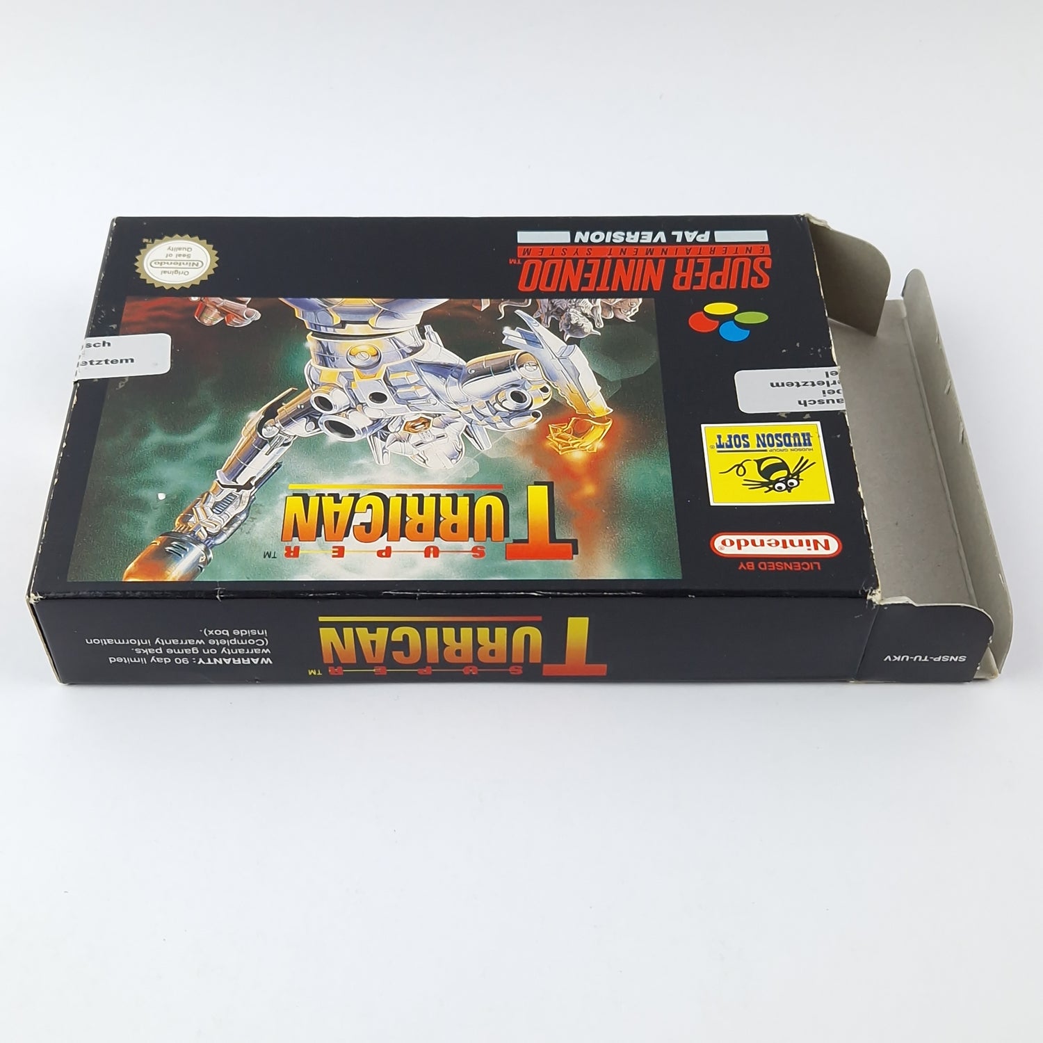 Super Nintendo Spiel : Super Turrican - OVP Anleitung Modul | SNES PAL Game