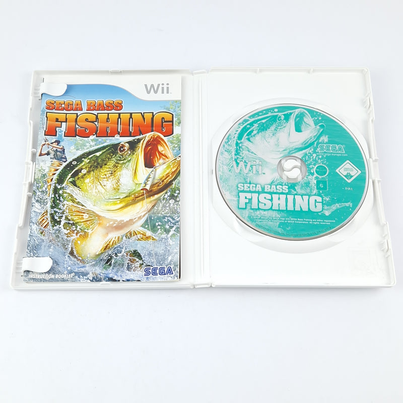 Nintendo Wii Spiel : Sega Bass Fishing - OVP Anleitung CD Pal Disk