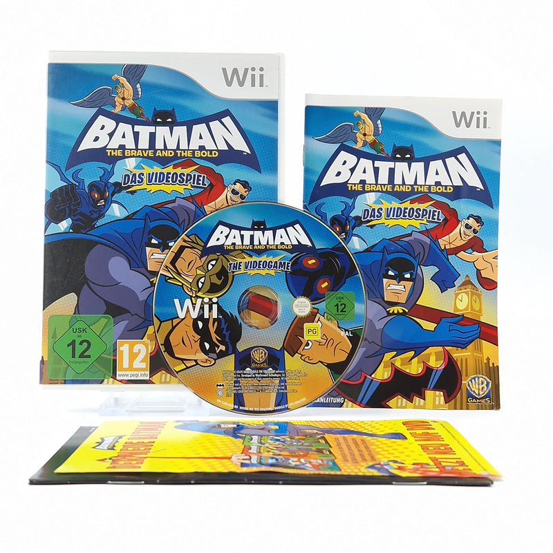 Nintendo Wii Spiel : Batman The Brave and The Bold - OVP Anleitung CD Pal Disk