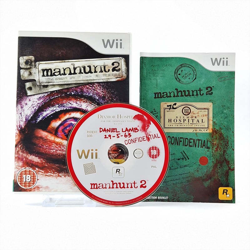 Nintendo Wii game: Manhunt 2 - OVP instructions CD Pal USK18