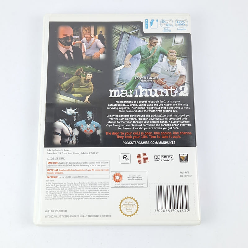 Nintendo Wii game: Manhunt 2 - OVP instructions CD Pal USK18