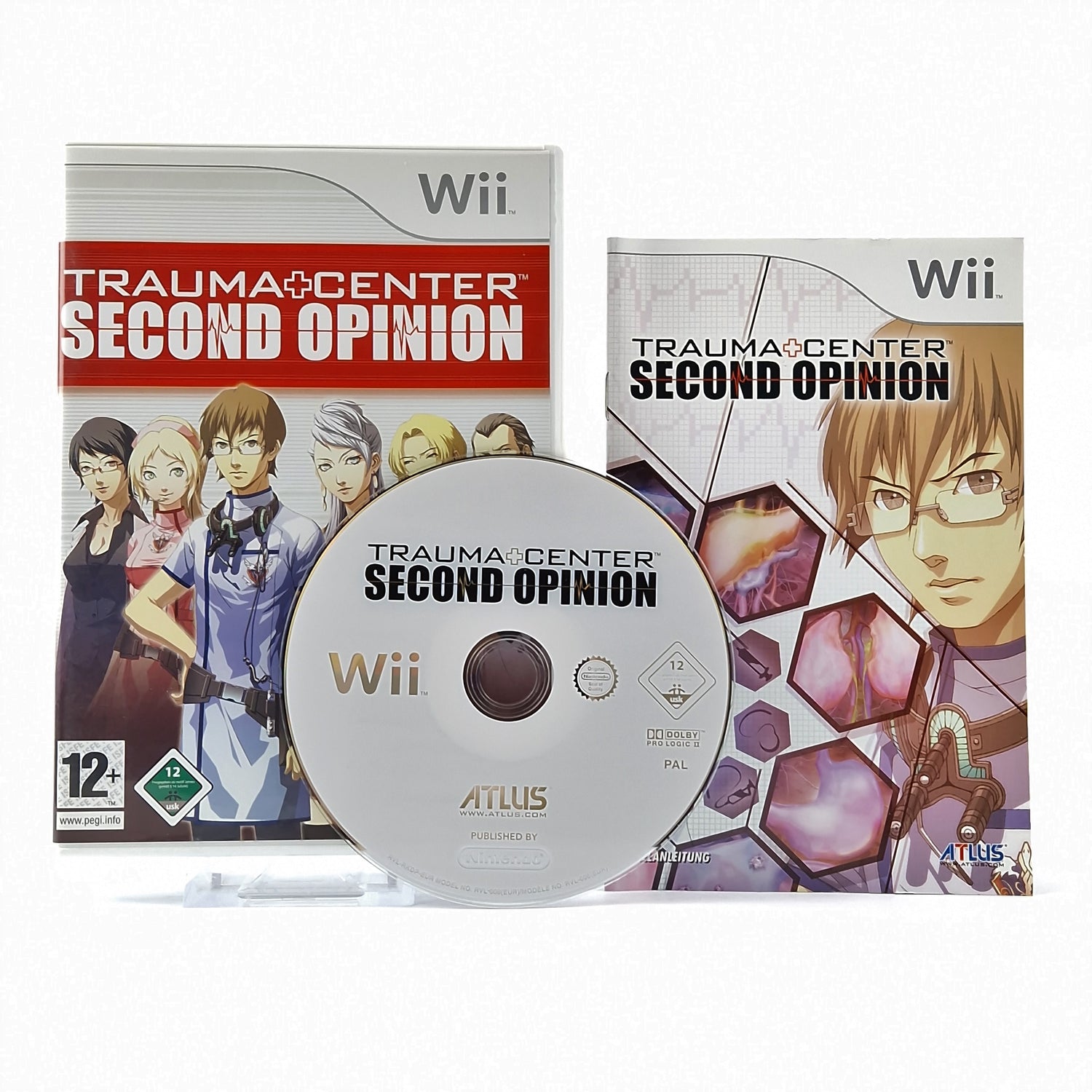 Nintendo Wii Spiel : Trauma Center Second Opinion - OVP Anleitung CD Pal Disk