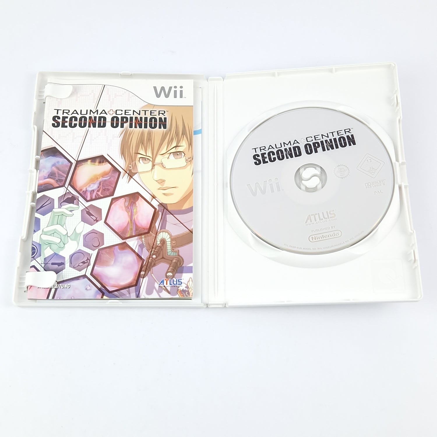Nintendo Wii Game: Trauma Center Second Opinion - OVP Instructions CD Pal Disk