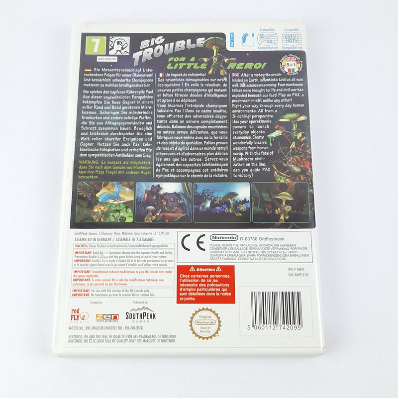 Nintendo Wii Spiel : Mushroom Men Der Sporenkrieg - OVP Anleitung CD Pal