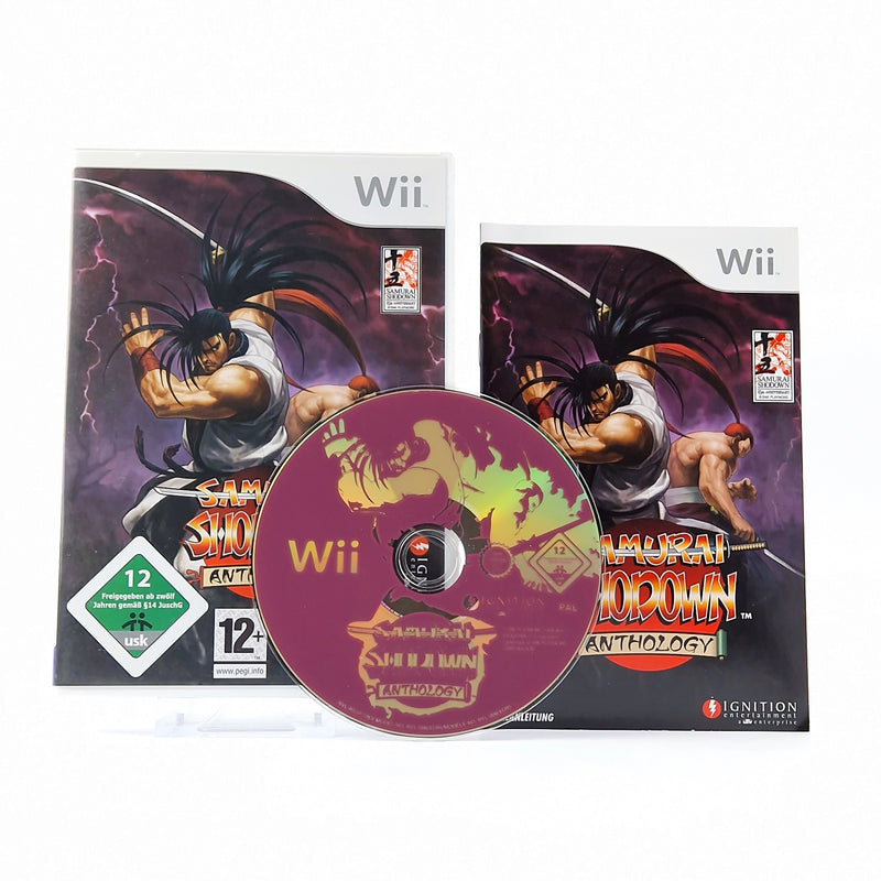 Nintendo Wii Spiel : Samurai Shodown Anthology - OVP Anleitung CD Pal