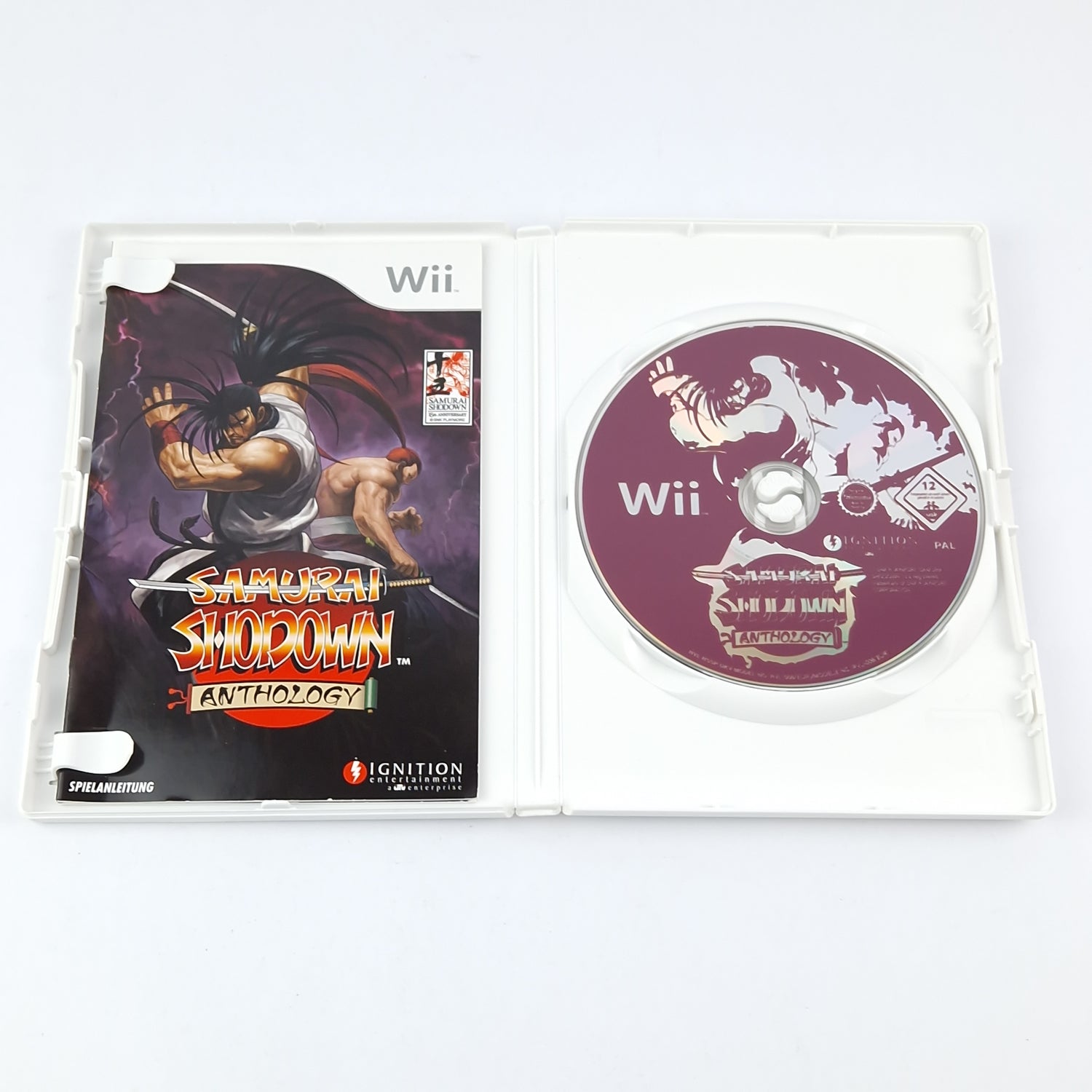 Nintendo Wii Game: Samurai Shodown Anthology - OVP Instructions CD Pal