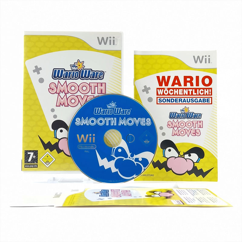 Nintendo Wii Game: Wario Ware Smooth Moves - OVP Instructions CD Pal