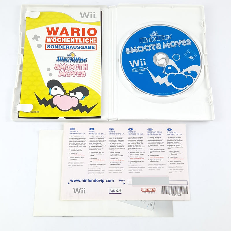 Nintendo Wii Game: Wario Ware Smooth Moves - OVP Instructions CD Pal