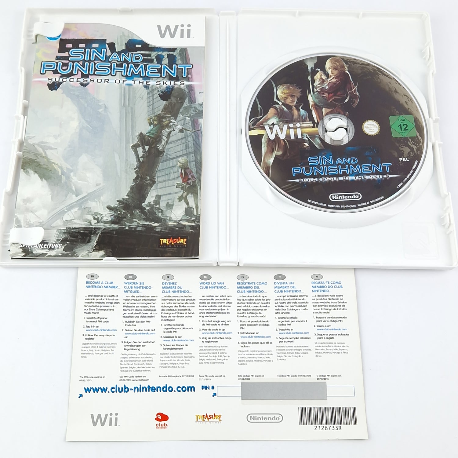 Nintendo Wii Game: Sin and Punishment Successor of The Skies - OVP Pal