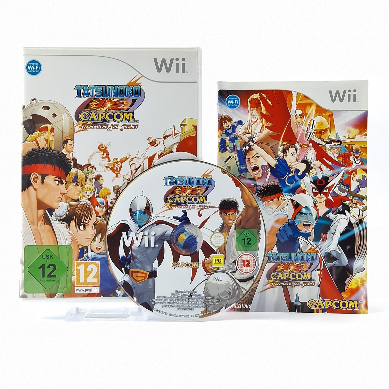 Nintendo Wii Spiel : Tatsunoko VS Capcom Ultimate All-Stars - OVP Anleitung CD