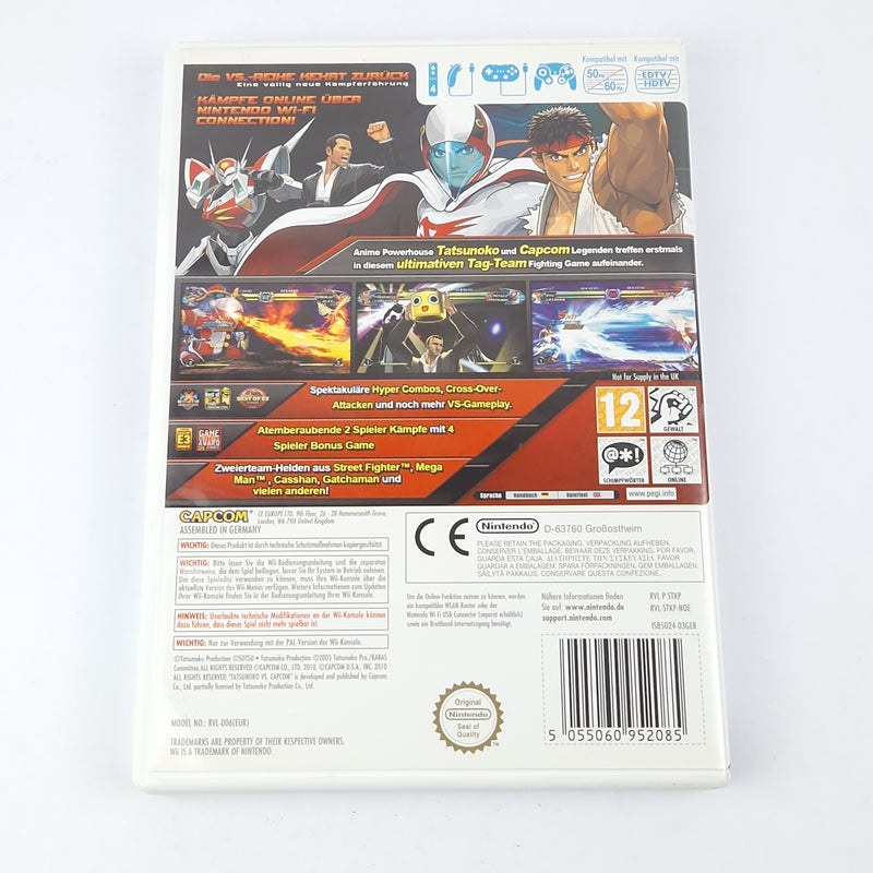 Nintendo Wii game: Tatsunoko VS Capcom Ultimate All-Stars - OVP instructions CD