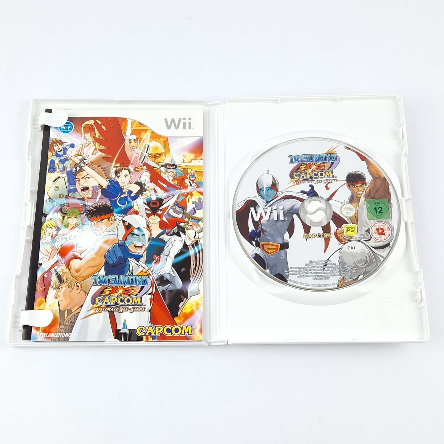 Nintendo Wii game: Tatsunoko VS Capcom Ultimate All-Stars - OVP instructions CD