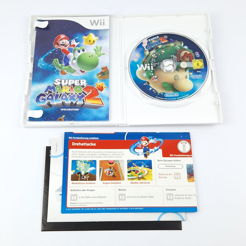 Nintendo Wii Spiel : Super Mario Galaxy 2 - OVP Anleitung CD Pal