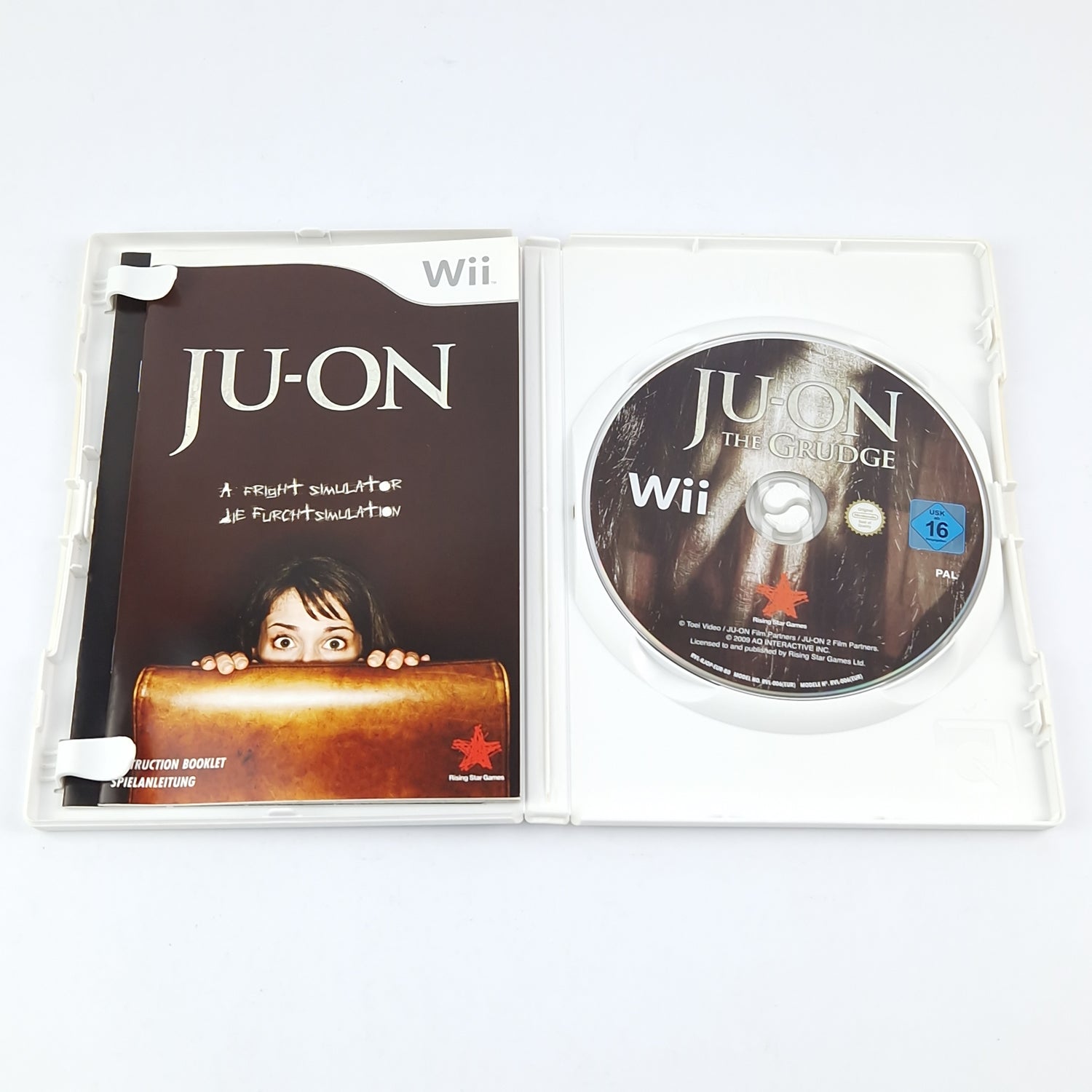 Nintendo Wii Spiel : JU-ON The Grudge Die Furcht Simulation - OVP Anleitung CD