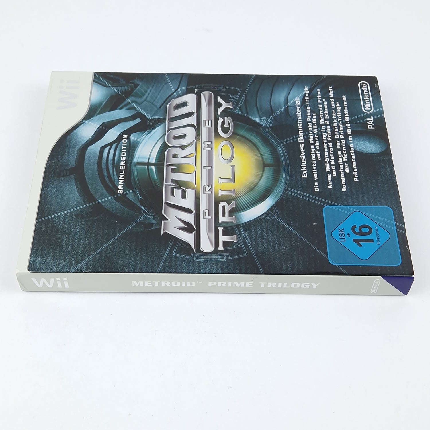 Nintendo Wii Spiel : Metroid Prime Trilogy Sammleredition - OVP Anleitung CD Pal