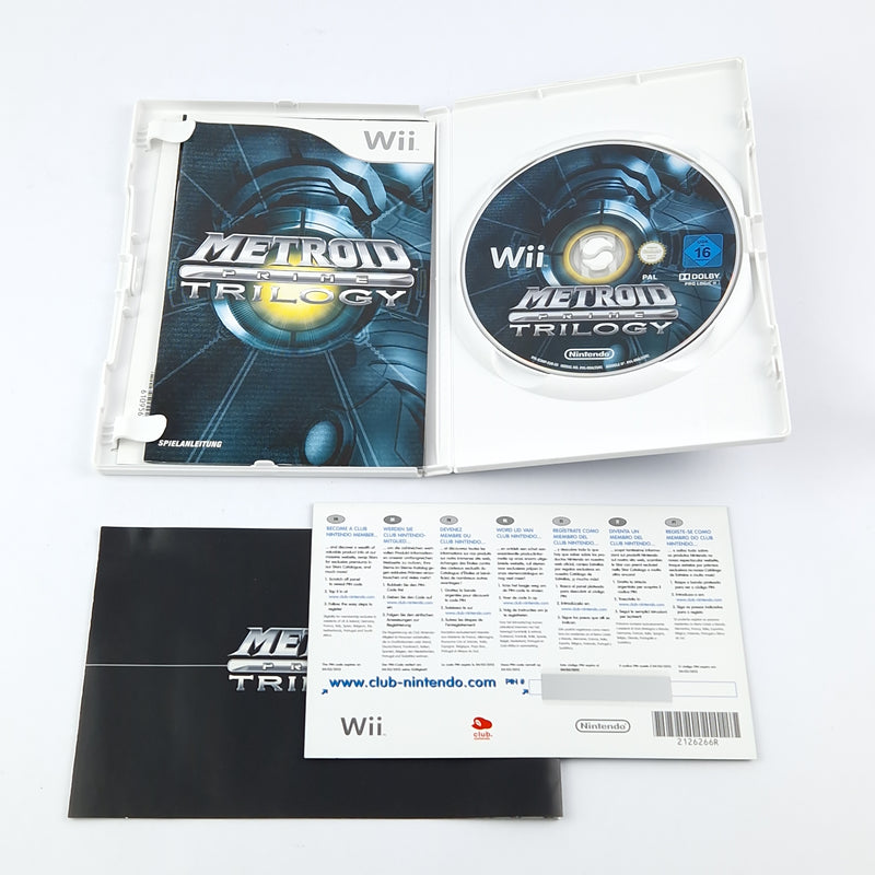 Nintendo Wii Spiel : Metroid Prime Trilogy Sammleredition - OVP Anleitung CD Pal
