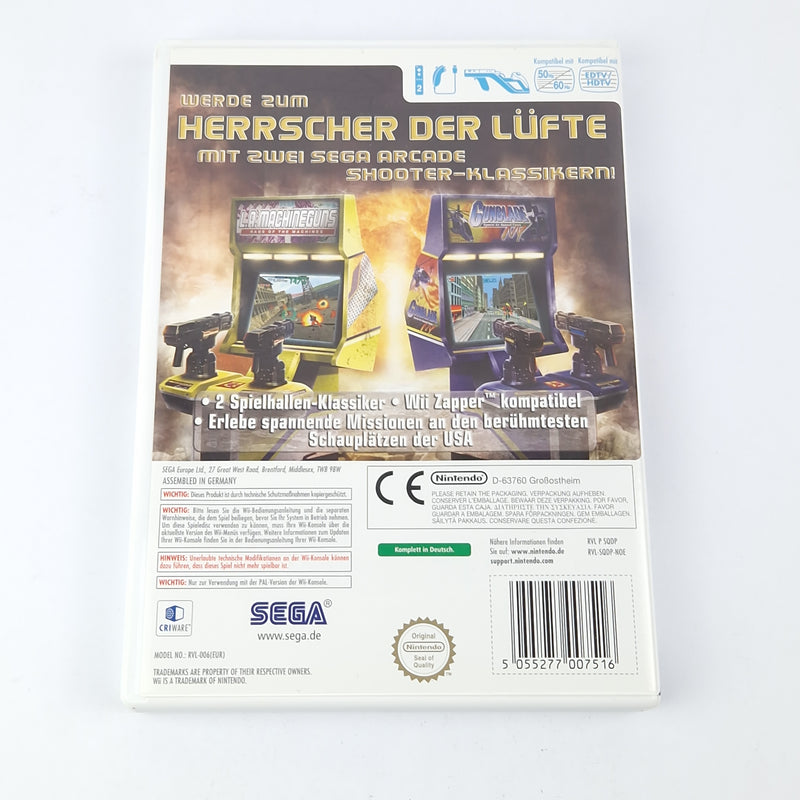 Nintendo Wii game: Arcade Hits Pack Gunblade &amp; Machineguns - OVP instructions CD