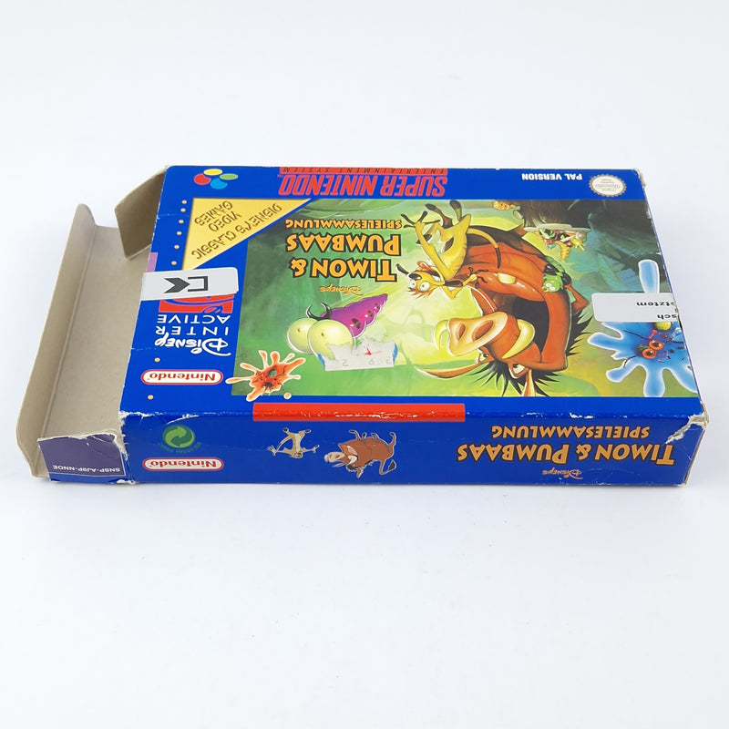 Super Nintendo game: Disney's Timon &amp; Pumbaa's game collection - SNES OVP PAL