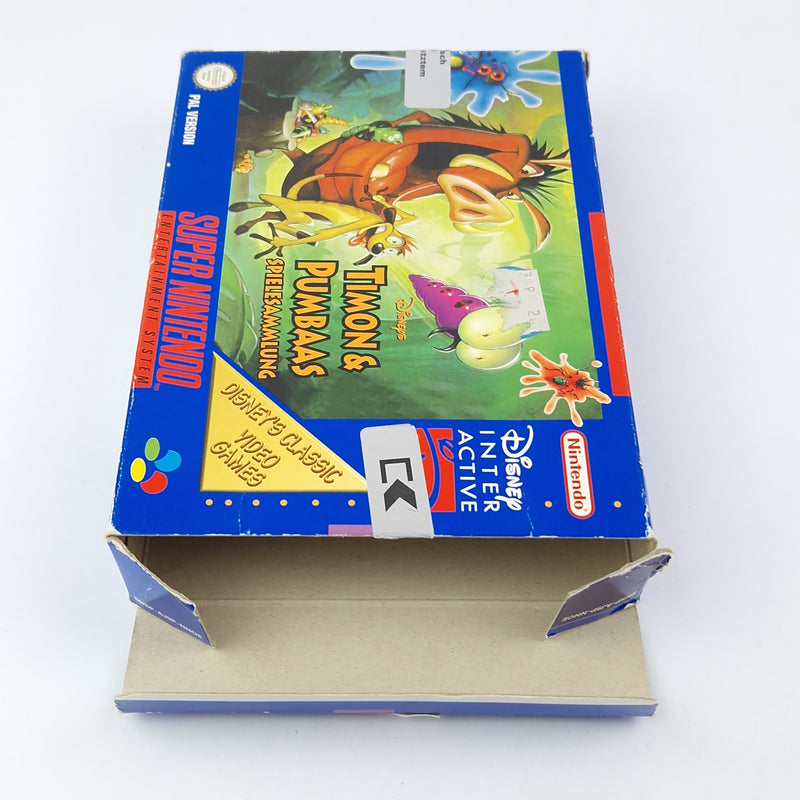 Super Nintendo game: Disney's Timon &amp; Pumbaa's game collection - SNES OVP PAL