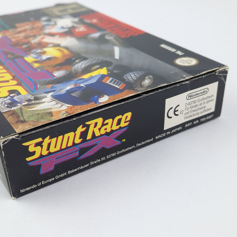 Super Nintendo Game: Stunt Race FX - OVP Instructions Module | SNES Pal Game