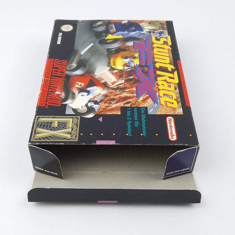 Super Nintendo Game: Stunt Race FX - OVP Instructions Module | SNES Pal Game