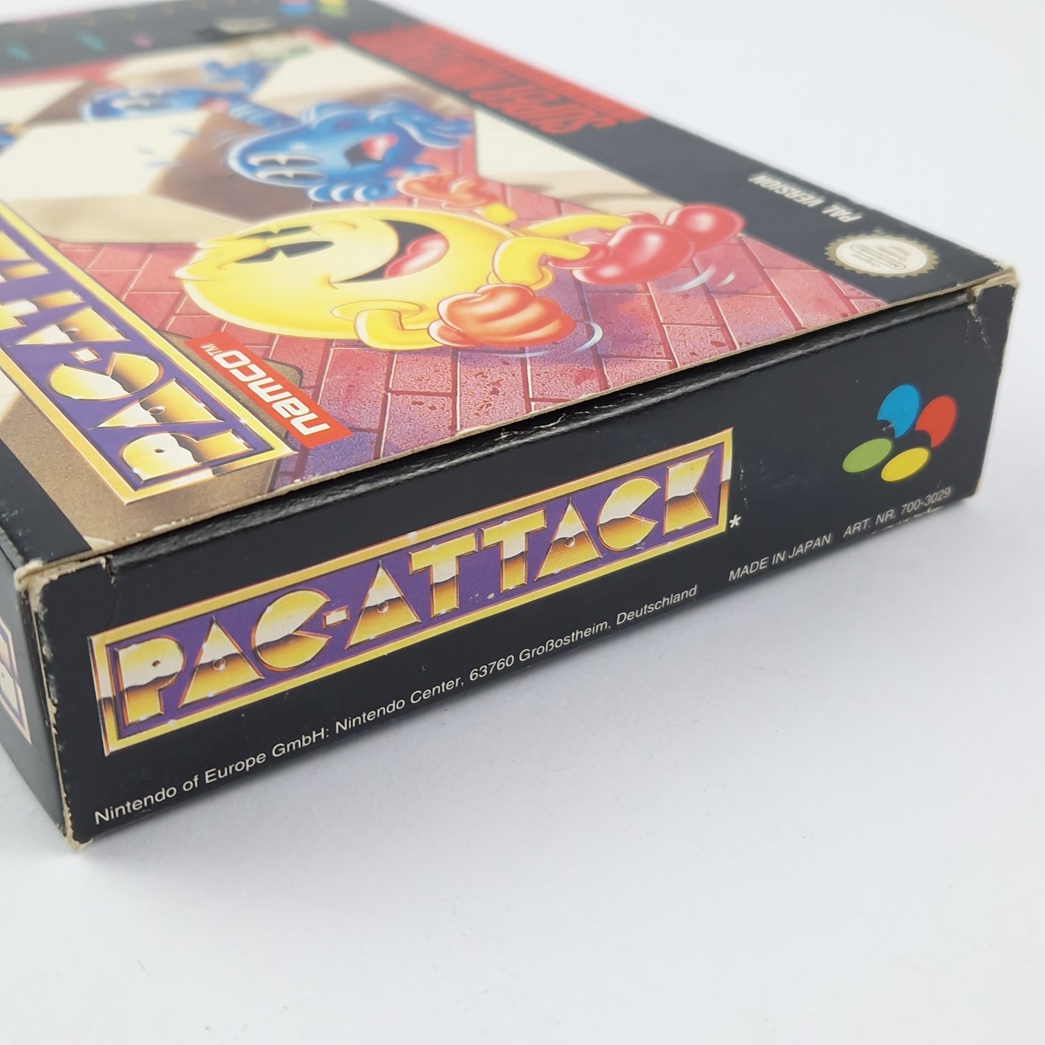 Super Nintendo Spiel : Pac-Attack Namco - OVP Anleitung Modul | SNES Pal Game