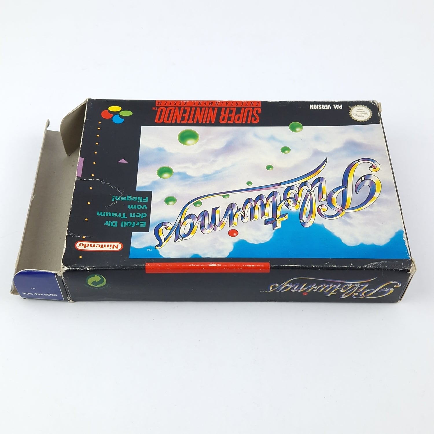 Super Nintendo Spiel : Pilotwings - OVP Anleitung Modul | SNES Pal Game