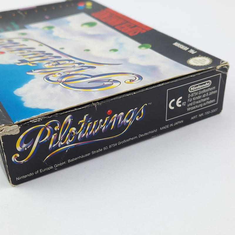 Super Nintendo Spiel : Pilotwings - OVP Anleitung Modul | SNES Pal Game