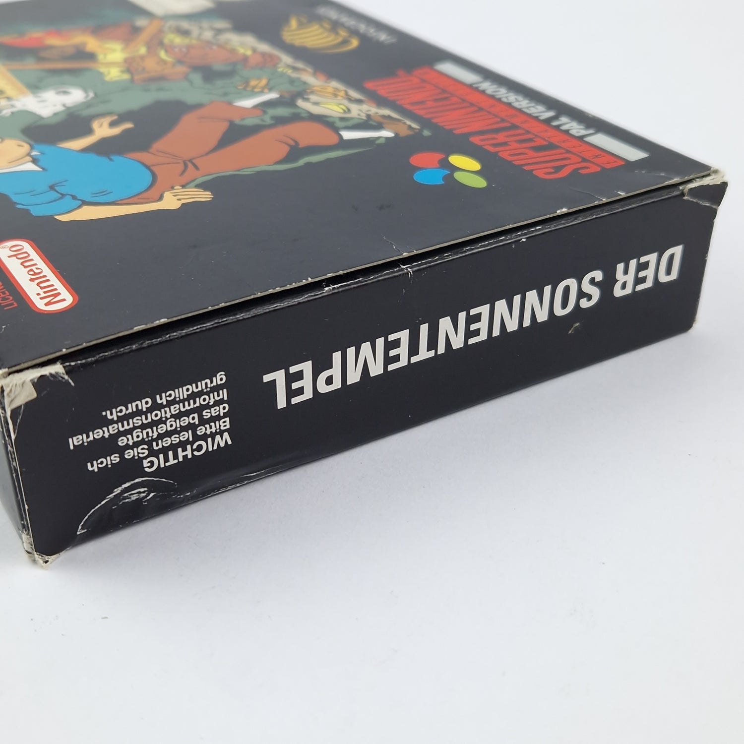 Super Nintendo Spiel : Tim & Struppi Der Sonnentempel - OVP Anleitung Modul SNES