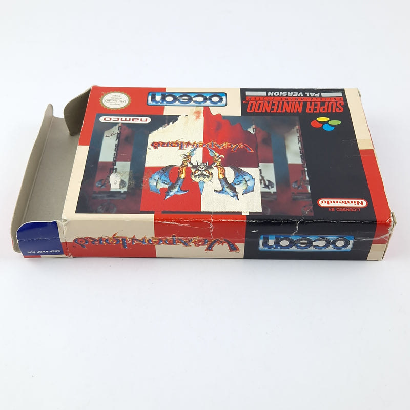 Super Nintendo Spiel : Weaponlord - OVP Anleitung Modul | SNES Pal Game