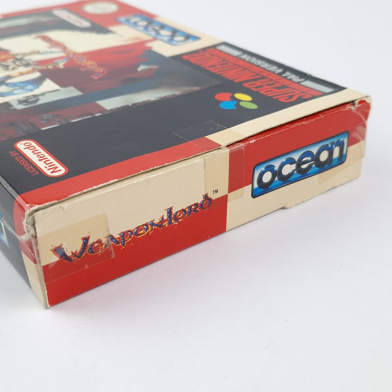 Super Nintendo Spiel : Weaponlord - OVP Anleitung Modul | SNES Pal Game