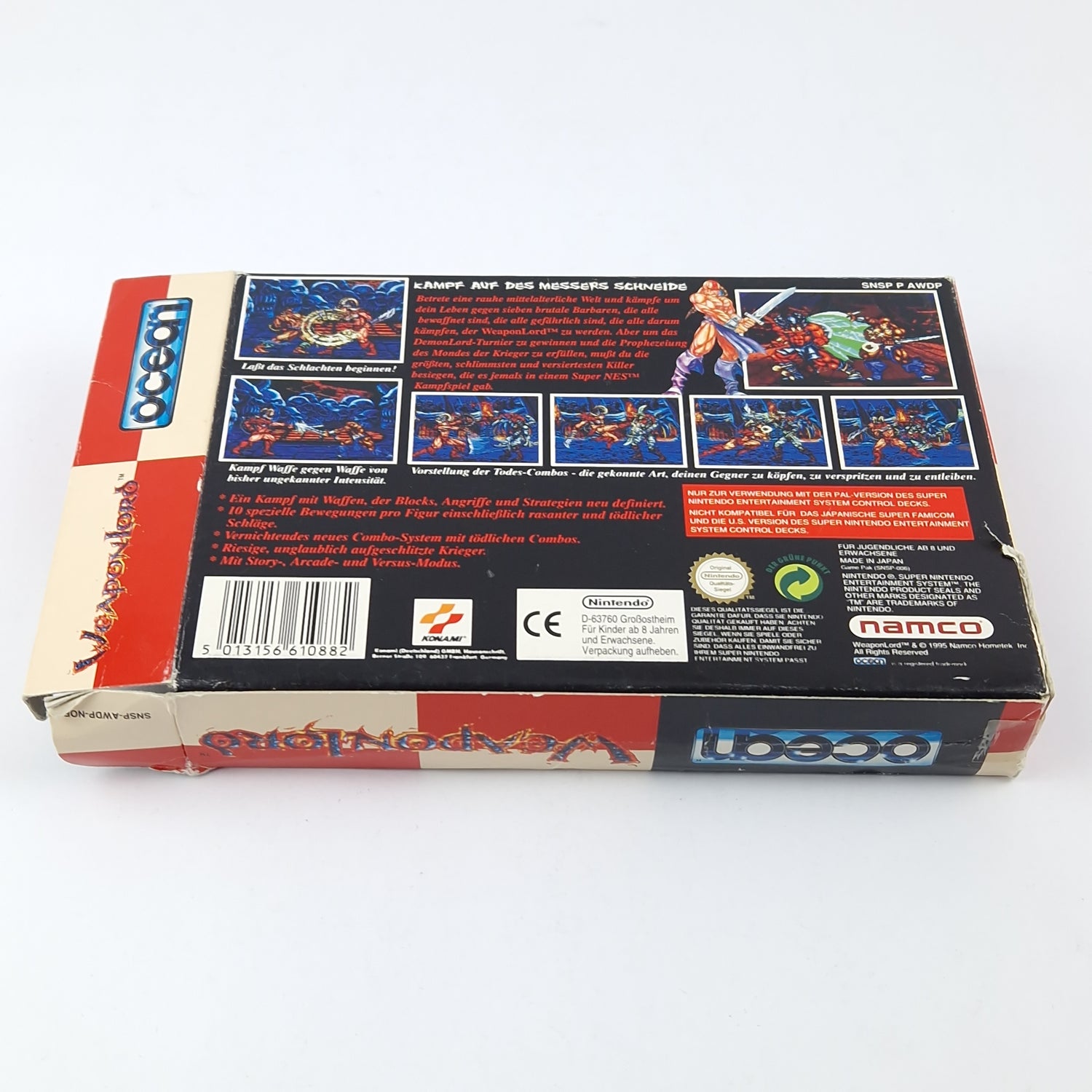 Super Nintendo Spiel : Weaponlord - OVP Anleitung Modul | SNES Pal Game