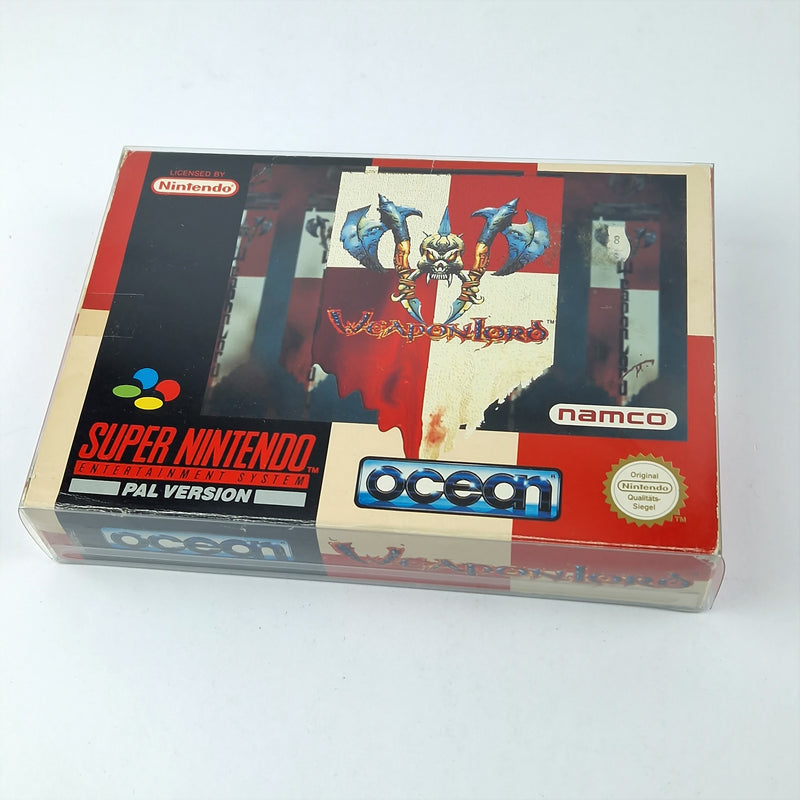 Super Nintendo Spiel : Weaponlord - OVP Anleitung Modul | SNES Pal Game