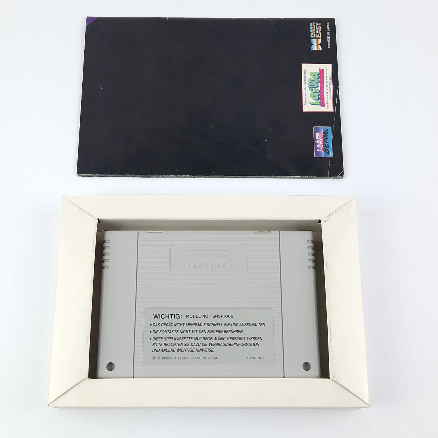 Super Nintendo Game: Shadowrun - OVP Instructions Module | SNES Pal Game