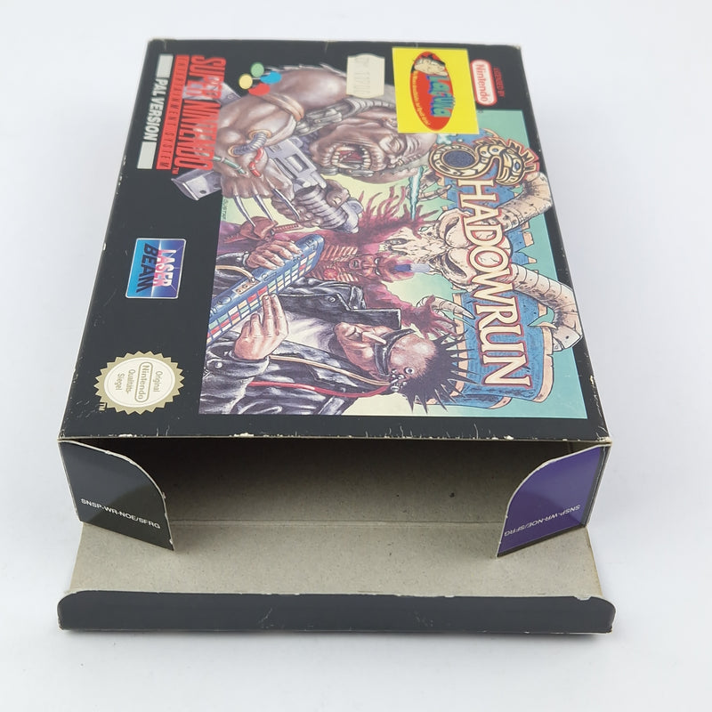 Super Nintendo Game: Shadowrun - OVP Instructions Module | SNES Pal Game