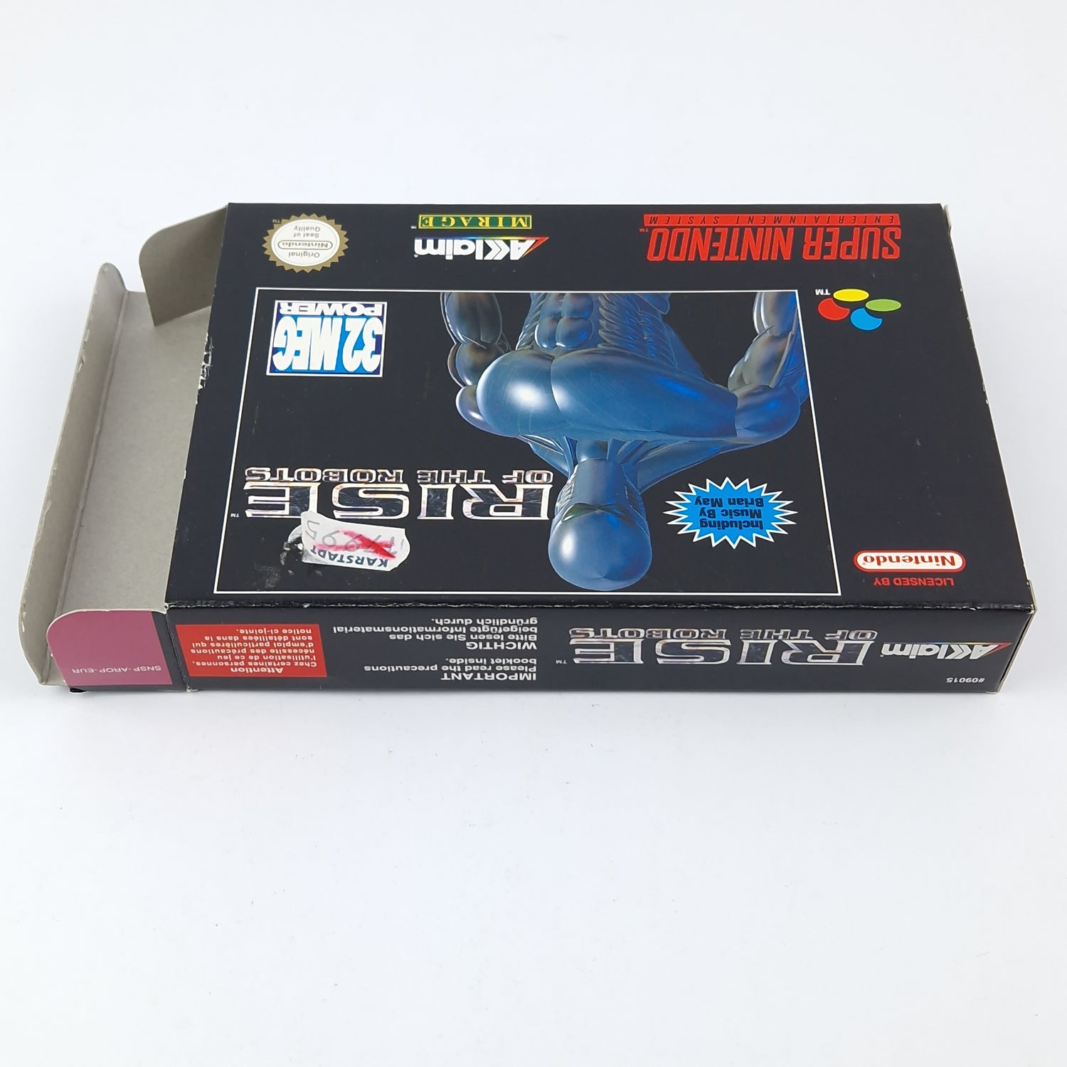 Super Nintendo game: Rise of the Robots - OVP instructions module | SNES Pal Game