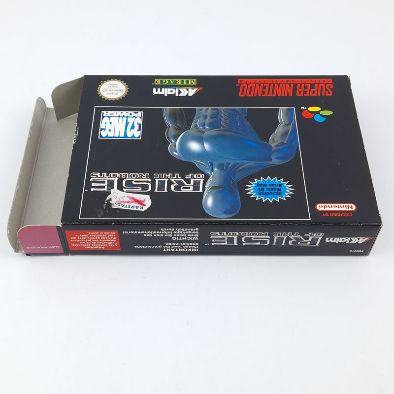 Super Nintendo game: Rise of the Robots - OVP instructions module | SNES Pal Game