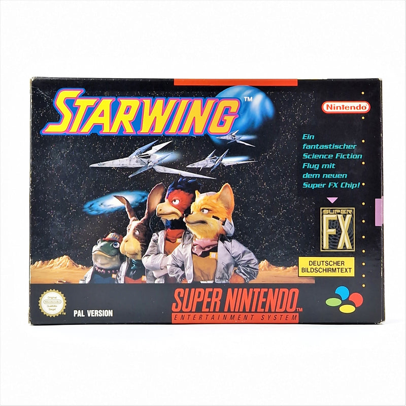 Super Nintendo game: Starwing - original packaging instructions module | SNES Pal Game