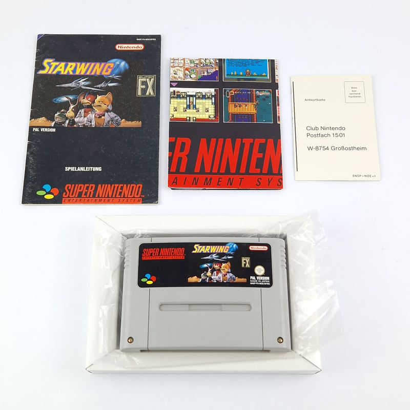 Super Nintendo game: Starwing - original packaging instructions module | SNES Pal Game