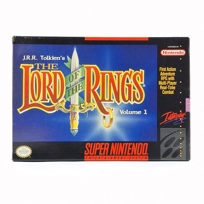 Super Nintendo Spiel : The Lord of The Rings Volume 1 - OVP NTSC-U/C USA SNES