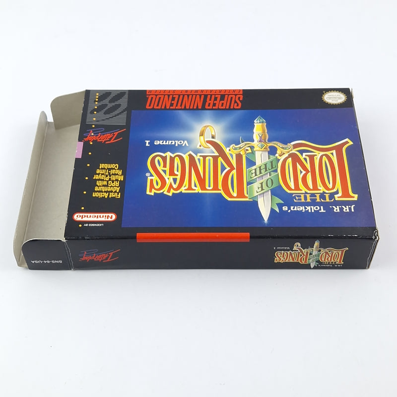 Super Nintendo Spiel : The Lord of The Rings Volume 1 - OVP NTSC-U/C USA SNES