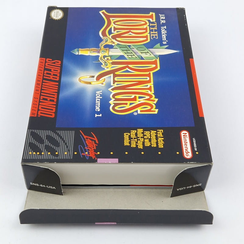 Super Nintendo Spiel : The Lord of The Rings Volume 1 - OVP NTSC-U/C USA SNES