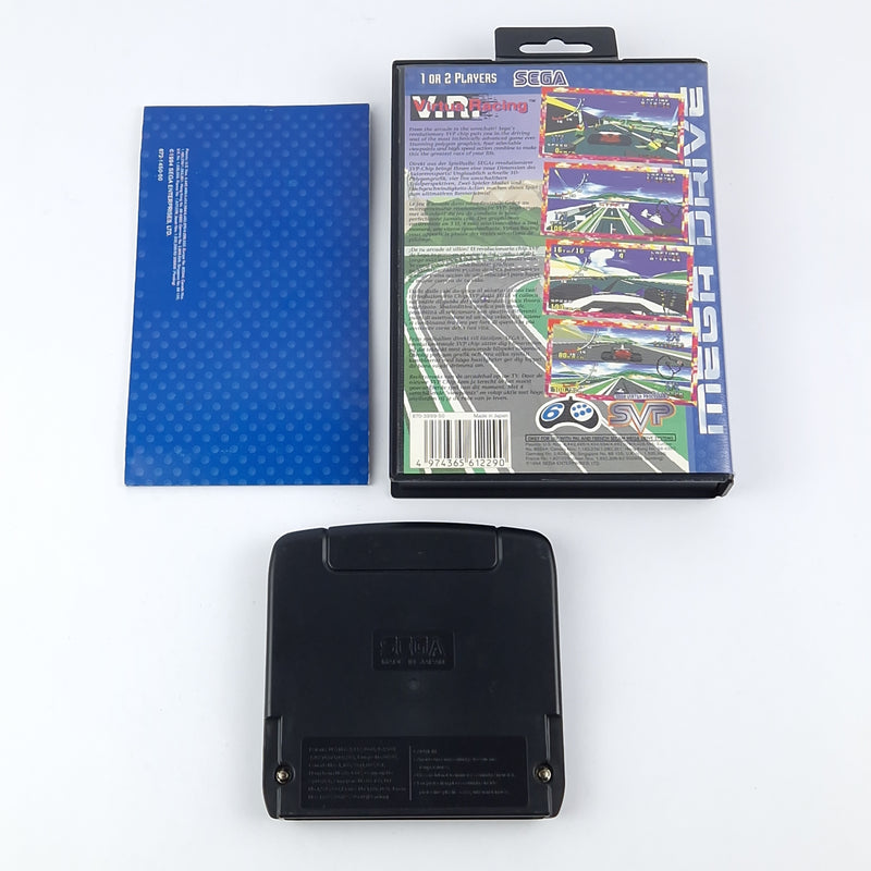 Sega Mega Drive Game: VR Virtua Racing - OVP Instructions Module Cartridge PAL