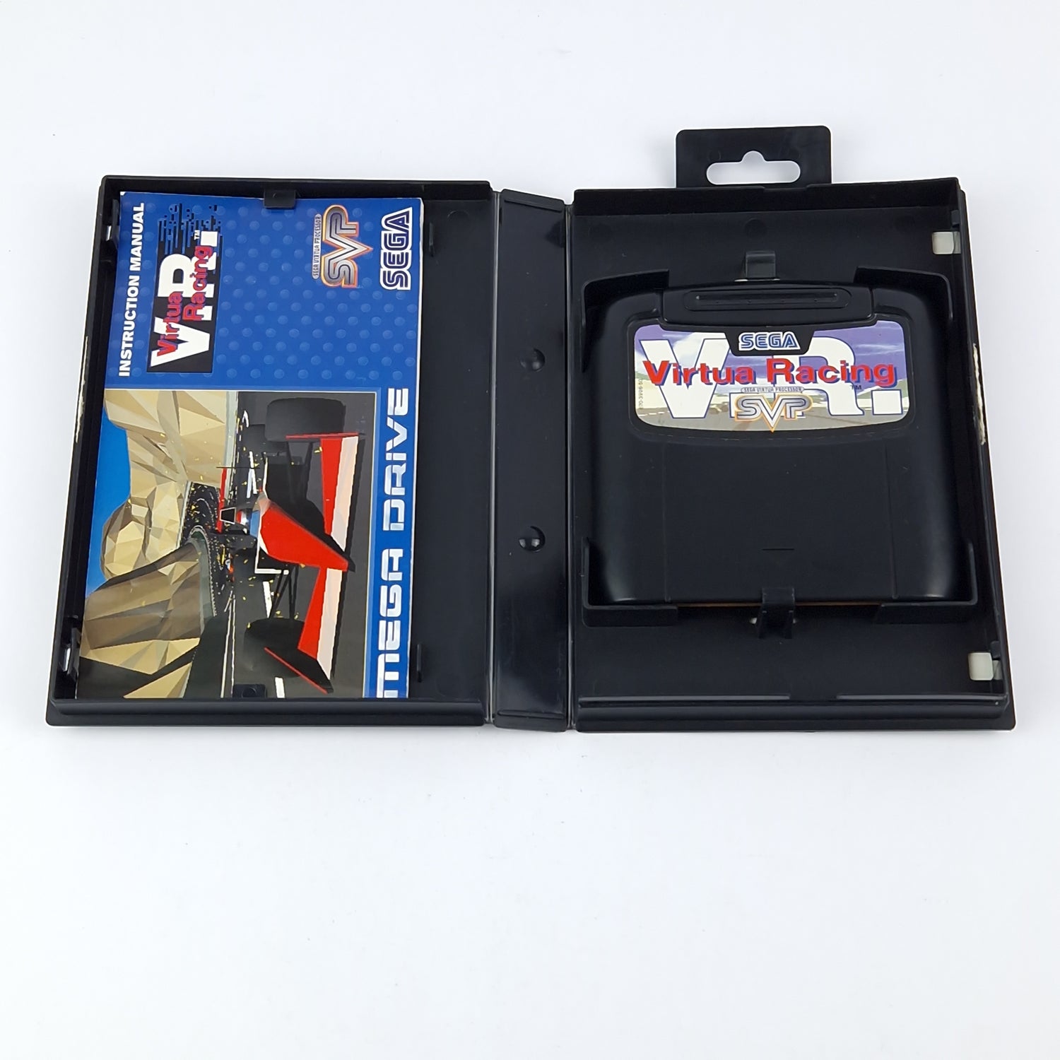 Sega Mega Drive Spiel : V.R. Virtua Racing - OVP Anleitung Modul Cartridge PAL