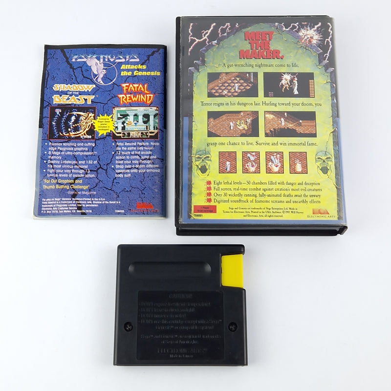 Sega Genesis Game: Will Harvey Presents The Immortal - OVP Instructions USA