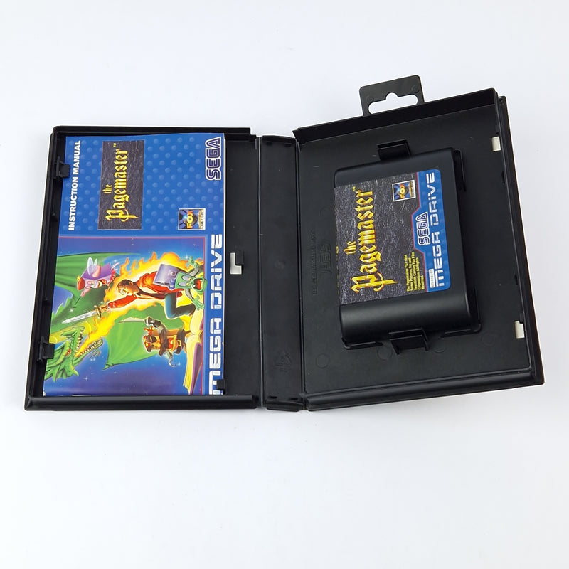 Sega Mega Drive Game: The Pagemaster - OVP Instructions Module | Pal Game