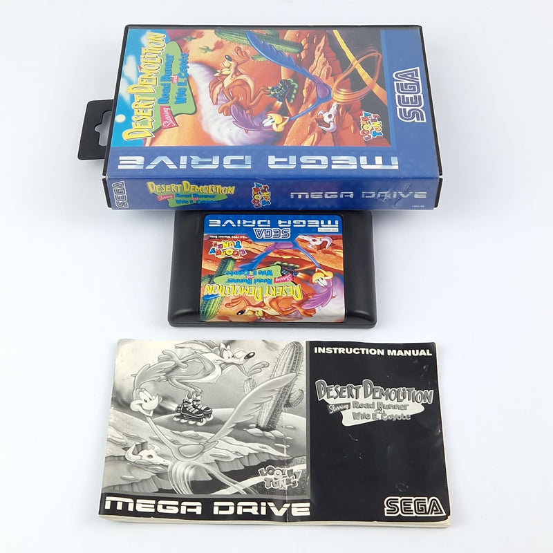 Sega Mega Drive Game: Desert Demolition - OVP Instructions Module | Pal Game