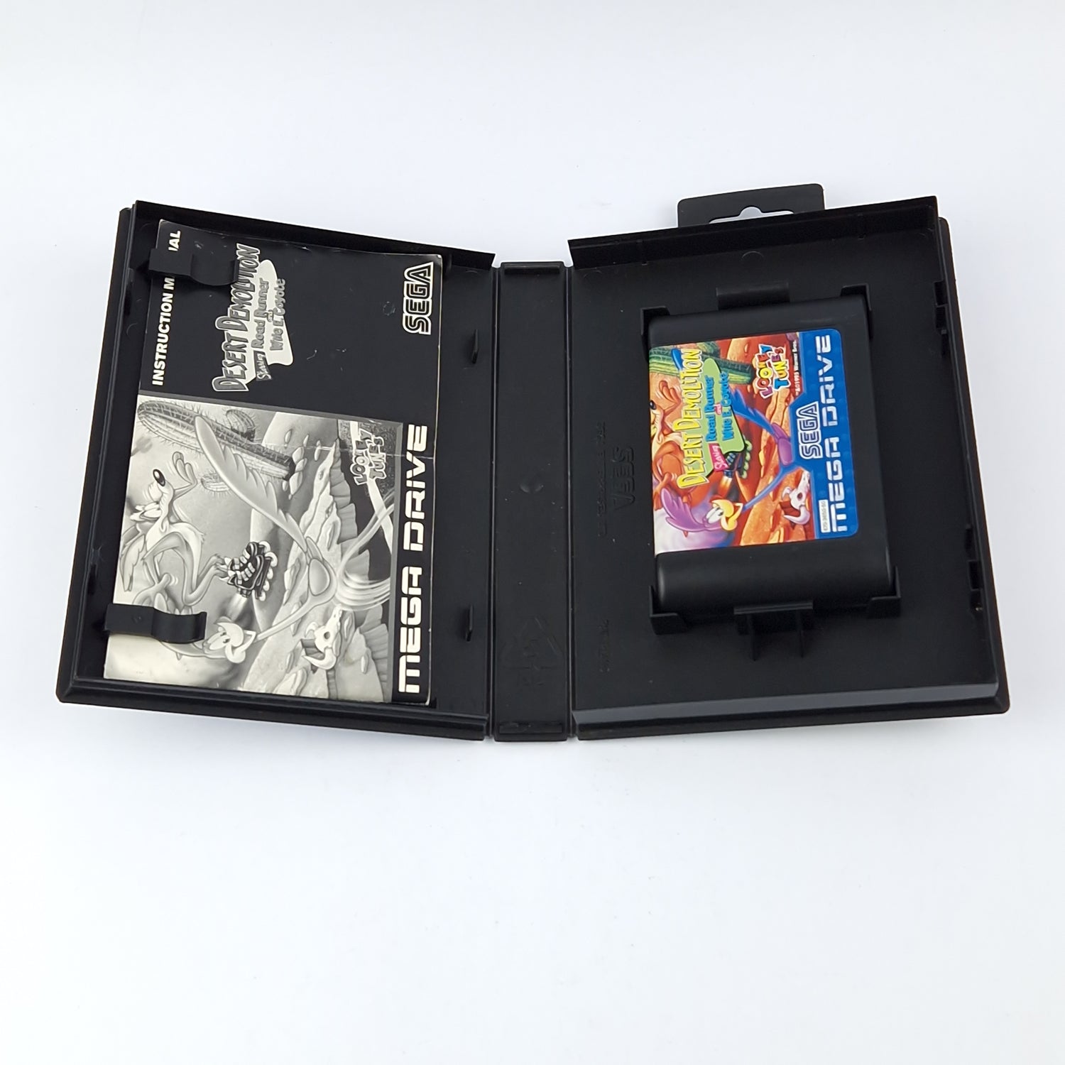 Sega Mega Drive Spiel : Desert Demolition - OVP Anleitung Modul | Pal Game